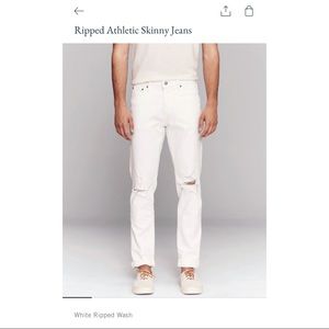 *NEW* Abercrombie Ripped Athletic Skinny Jeans